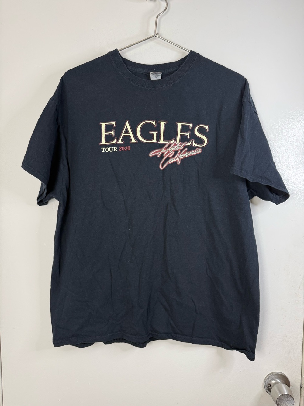 Eagles Hotel California 2020 tour black T-shirt XL